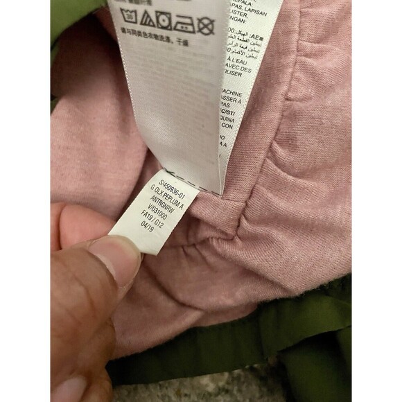 Old Navy 6-12 Months Essential Everyday Baby Military Cargo Jacket Green Zip Up - Picture 7 of 8